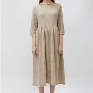 LAUREN MANOOGIAN
Alpaca & Linen Tier Caftan Sweater Dress